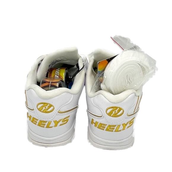 Heeley Propel 2.0 Shoe in White/Gold Size Y6/W7 - Picture 3 of 12